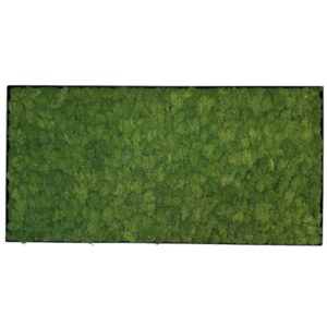 Moss painting FAY METAL 50x100cm