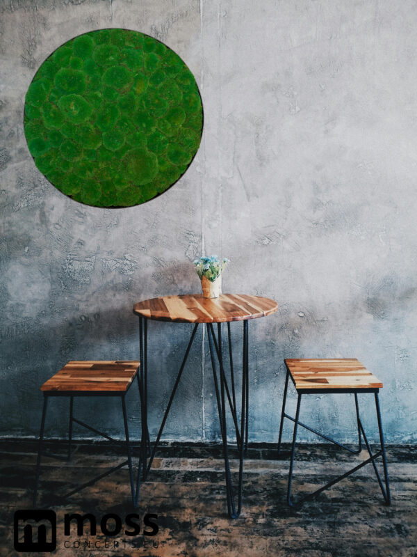 Bolmos schilderij JADE METAL 120cm. - Afbeelding 5