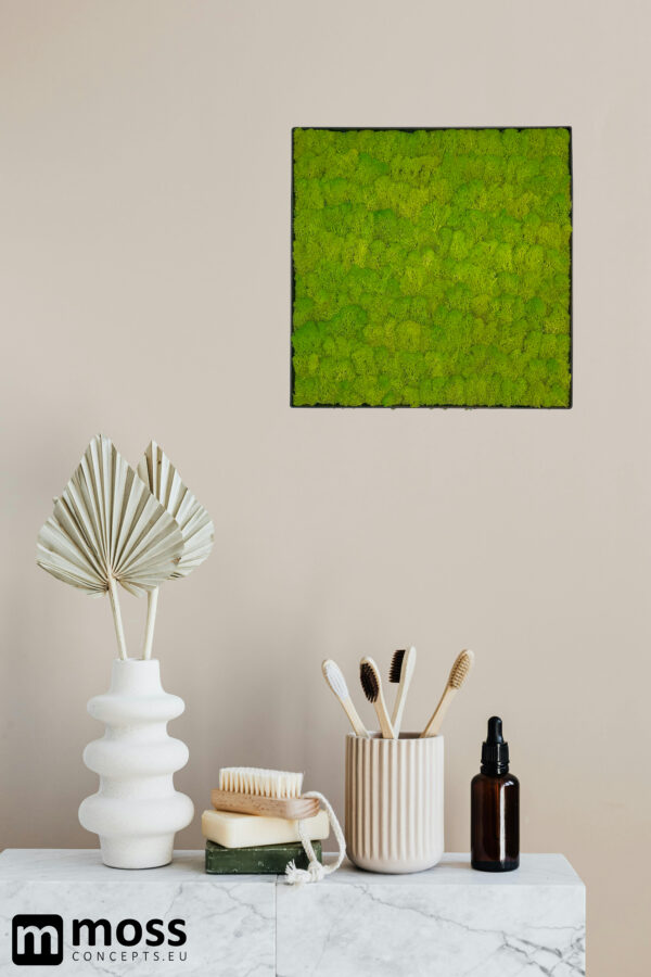 Mosschilderij LINN Metal 50x50cm. - Afbeelding 3