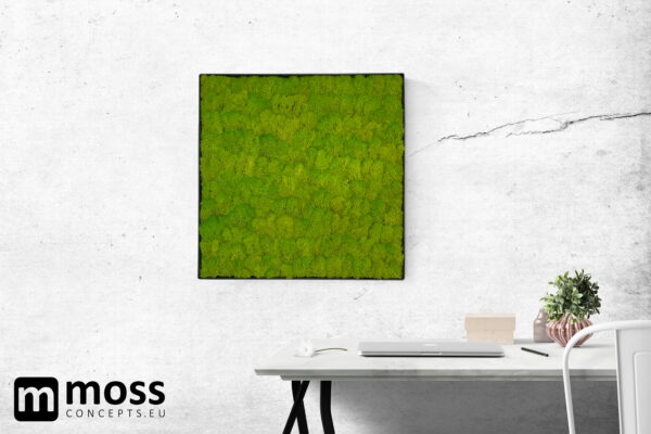 Mosschilderij LINN Metal 50x50cm. - Afbeelding 4