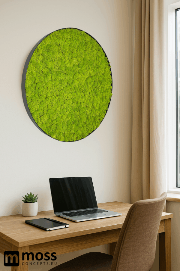 Mosschilderij LINN Metal 120cm. - Afbeelding 3