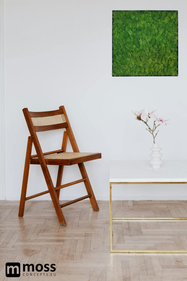 Mosschilderij FAY METAL 50x50cm. - Afbeelding 3